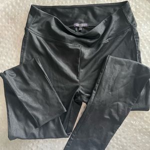 Faux leather leggings